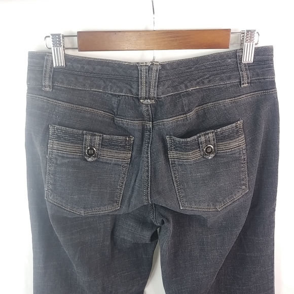 WHBM Blanc 4R Black Straight Jeans - Picture 8 of 10